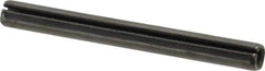 Value Collection - 6mm Diam x 60mm Long Slotted Spring Pin - Grade 1070-1080 Steel, Plain Finish - Exact Tool & Supply