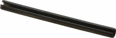Value Collection - 6mm Diam x 80mm Long Slotted Spring Pin - Grade 1070-1080 Steel, Plain Finish - Exact Tool & Supply