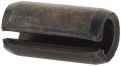Value Collection - 8mm Diam x 16mm Long Slotted Spring Pin - Grade 1070-1080 Steel, Plain Finish - Exact Tool & Supply