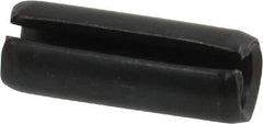 Value Collection - 8mm Diam x 22mm Long Slotted Spring Pin - Grade 1070-1080 Steel, Plain Finish - Exact Tool & Supply