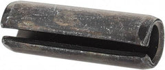 Value Collection - 8mm Diam x 24mm Long Slotted Spring Pin - Grade 1070-1080 Steel, Plain Finish - Exact Tool & Supply