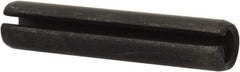 Value Collection - 8mm Diam x 40mm Long Slotted Spring Pin - Grade 1070-1080 Steel, Plain Finish - Exact Tool & Supply