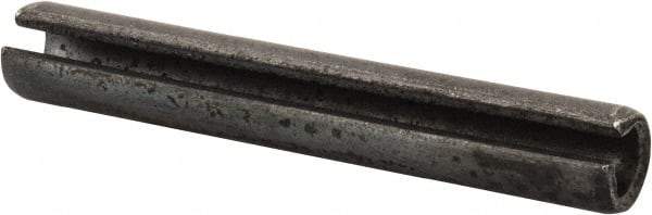 Value Collection - 8mm Diam x 55mm Long Slotted Spring Pin - Grade 1070-1080 Steel, Plain Finish - Exact Tool & Supply