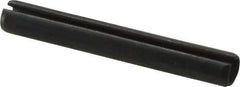 Value Collection - 8mm Diam x 60mm Long Slotted Spring Pin - Grade 1070-1080 Steel, Plain Finish - Exact Tool & Supply