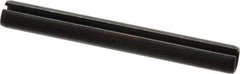 Value Collection - 8mm Diam x 70mm Long Slotted Spring Pin - Grade 1070-1080 Steel, Plain Finish - Exact Tool & Supply