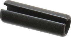 Value Collection - 10mm Diam x 30mm Long Slotted Spring Pin - Grade 1070-1080 Steel, Plain Finish - Exact Tool & Supply