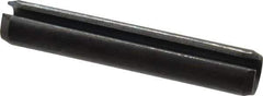 Value Collection - 10mm Diam x 60mm Long Slotted Spring Pin - Grade 1070-1080 Steel, Plain Finish - Exact Tool & Supply