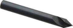M.A. Ford - 3/16" Head Diam, 3/16" Shank Diam, 1 Flute 60° High Speed Steel Countersink - Bright Finish, 1-1/2" OAL, 0.045" Nose Diam, Single End, Straight Shank, Right Hand Cut - Exact Tool & Supply