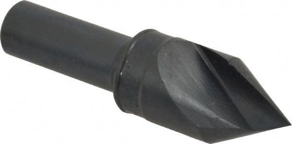 M.A. Ford - 3/4" Head Diam, 1/2" Shank Diam, 1 Flute 60° High Speed Steel Countersink - Exact Tool & Supply