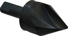 M.A. Ford - 1-1/4" Head Diam, 1/2" Shank Diam, 1 Flute 60° High Speed Steel Countersink - Exact Tool & Supply