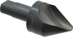 M.A. Ford - 1-1/2" Head Diam, 3/4" Shank Diam, 1 Flute 60° High Speed Steel Countersink - Exact Tool & Supply
