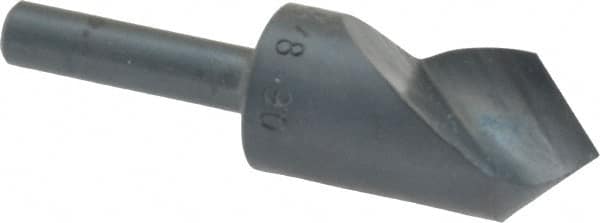 M.A. Ford - 5/8" Head Diam, 1/4" Shank Diam, 1 Flute 90° High Speed Steel Countersink - Exact Tool & Supply