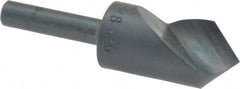 M.A. Ford - 5/8" Head Diam, 1/4" Shank Diam, 1 Flute 90° High Speed Steel Countersink - Exact Tool & Supply