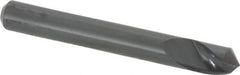 M.A. Ford - 3/16" Head Diam, 3/16" Shank Diam, 1 Flute 100° High Speed Steel Countersink - Bright Finish, 1-1/2" OAL, 0.045" Nose Diam, Single End, Straight Shank, Right Hand Cut - Exact Tool & Supply