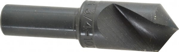 M.A. Ford - 3/4" Head Diam, 1/2" Shank Diam, 1 Flute 100° High Speed Steel Countersink - Exact Tool & Supply