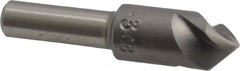 M.A. Ford - 3/8" Head Diam, 1/4" Shank Diam, 3 Flute 82° High Speed Steel Countersink - Exact Tool & Supply