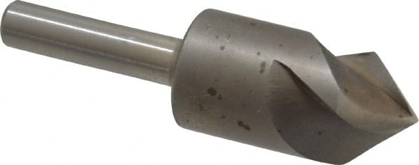 M.A. Ford - 5/8" Head Diam, 1/4" Shank Diam, 3 Flute 82° High Speed Steel Countersink - Exact Tool & Supply
