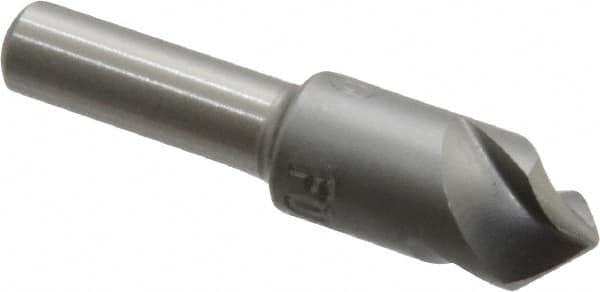 M.A. Ford - 3/8" Head Diam, 1/4" Shank Diam, 3 Flute 90° High Speed Steel Countersink - Exact Tool & Supply