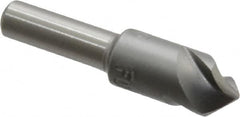 M.A. Ford - 3/8" Head Diam, 1/4" Shank Diam, 3 Flute 90° High Speed Steel Countersink - Exact Tool & Supply