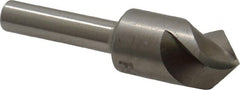M.A. Ford - 1/2" Head Diam, 1/4" Shank Diam, 3 Flute 90° High Speed Steel Countersink - Exact Tool & Supply