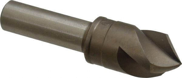 M.A. Ford - 3/4" Head Diam, 1/2" Shank Diam, 3 Flute 90° High Speed Steel Countersink - Exact Tool & Supply