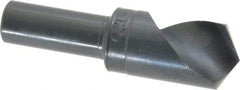 M.A. Ford - 3/4" Head Diam, 1/2" Shank Diam, 1 Flute 120° High Speed Steel Countersink - Bright Finish, 2-3/4" OAL, 0.12" Nose Diam, Single End, Straight Shank, Right Hand Cut - Exact Tool & Supply