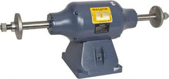 Baldor - 10" Wheel Diam x 1-1/4" Wheel Width, 1-1/2 hp Buffer - 7/8" Arbor Hole Diam, 1 Phase, 3,600 Max RPM, 115/230 Volts - Exact Tool & Supply