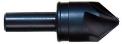 Hertel - 1-3/4" Head Diam, 1" Shank Diam, 6 Flute 60° High Speed Steel Countersink - Exact Tool & Supply