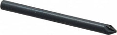 M.A. Ford - 1/8" Head Diam, 1/8" Shank Diam, 6 Flute 60° High Speed Steel Countersink - Exact Tool & Supply