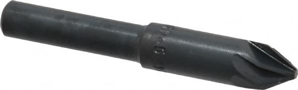 M.A. Ford - 5/16" Head Diam, 1/4" Shank Diam, 6 Flute 60° High Speed Steel Countersink - Exact Tool & Supply
