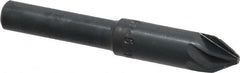 M.A. Ford - 5/16" Head Diam, 1/4" Shank Diam, 6 Flute 60° High Speed Steel Countersink - Exact Tool & Supply