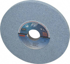 Norton - 7" Diam x 1-1/4" Hole x 1/2" Thick, K Hardness, 46 Grit Surface Grinding Wheel - Ceramic, Type 1, Coarse Grade, 3,600 Max RPM, Vitrified Bond, No Recess - Exact Tool & Supply