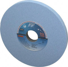 Norton - 7" Diam x 1-1/4" Hole x 1/2" Thick, I Hardness, 60 Grit Surface Grinding Wheel - Ceramic, Type 1, Medium Grade, 3,600 Max RPM, Vitrified Bond, No Recess - Exact Tool & Supply