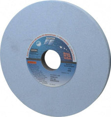 Norton - 7" Diam x 1-1/4" Hole x 1/2" Thick, I Hardness, 80 Grit Surface Grinding Wheel - Ceramic, Type 1, Medium Grade, 3,600 Max RPM, Vitrified Bond, No Recess - Exact Tool & Supply