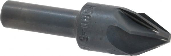 M.A. Ford - 5/8" Head Diam, 3/8" Shank Diam, 6 Flute 60° High Speed Steel Countersink - Exact Tool & Supply