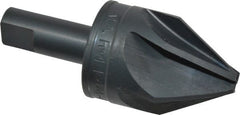 M.A. Ford - 1-1/4" Head Diam, 1/2" Shank Diam, 6 Flute 60° High Speed Steel Countersink - Exact Tool & Supply