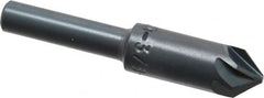 M.A. Ford - 3/8" Head Diam, 1/4" Shank Diam, 6 Flute 82° High Speed Steel Countersink - Exact Tool & Supply