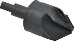 M.A. Ford - 1-1/4" Head Diam, 1/2" Shank Diam, 6 Flute 82° High Speed Steel Countersink - Exact Tool & Supply