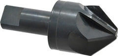M.A. Ford - 1-1/2" Head Diam, 3/4" Shank Diam, 6 Flute 82° High Speed Steel Countersink - Exact Tool & Supply