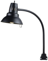 Electrix - 22 Inch, Gooseneck, Direct Mounted, Incandescent, Black, General Purpose Task Light - 100 Watt, 12 Volt, Nonmagnifying - Exact Tool & Supply