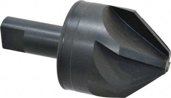 M.A. Ford - 2" Head Diam, 3/4" Shank Diam, 6 Flute 82° High Speed Steel Countersink - Exact Tool & Supply
