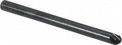 M.A. Ford - 1/8" Head Diam, 1/8" Shank Diam, 6 Flute 90° High Speed Steel Countersink - Exact Tool & Supply