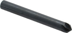M.A. Ford - 1/4" Head Diam, 1/4" Shank Diam, 6 Flute 90° High Speed Steel Countersink - Exact Tool & Supply