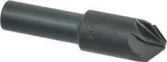 M.A. Ford - 1/2" Head Diam, 3/8" Shank Diam, 6 Flute 90° High Speed Steel Countersink - Exact Tool & Supply