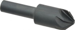 M.A. Ford - 5/8" Head Diam, 3/8" Shank Diam, 6 Flute 90° High Speed Steel Countersink - Exact Tool & Supply
