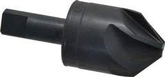 M.A. Ford - 1-1/4" Head Diam, 1/2" Shank Diam, 6 Flute 90° High Speed Steel Countersink - Exact Tool & Supply