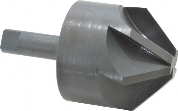 M.A. Ford - 3" Head Diam, 3/4" Shank Diam, 6 Flute 90° High Speed Steel Countersink - Exact Tool & Supply