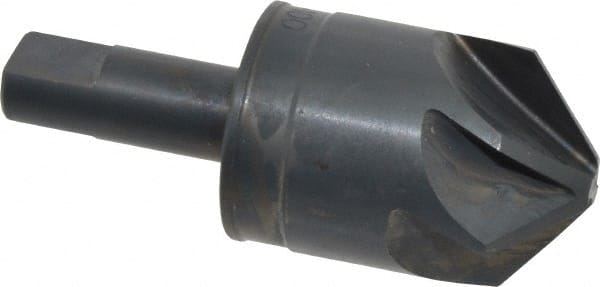 M.A. Ford - 1-1/4" Head Diam, 1/2" Shank Diam, 6 Flute 100° High Speed Steel Countersink - Exact Tool & Supply