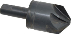 M.A. Ford - 1-1/4" Head Diam, 1/2" Shank Diam, 6 Flute 100° High Speed Steel Countersink - Exact Tool & Supply
