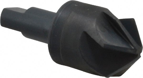 M.A. Ford - 1-1/2" Head Diam, 3/4" Shank Diam, 6 Flute 100° High Speed Steel Countersink - Exact Tool & Supply